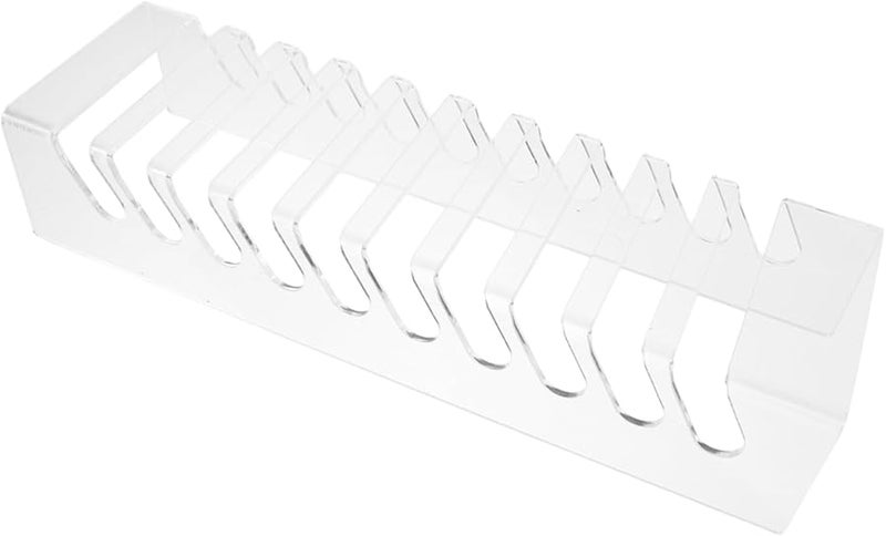 Transparent Acrylic Phone Tablet Stand Holder Organizer For Desk Office School - Image 1